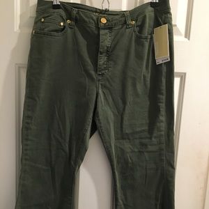 Michael Kors olive jeans